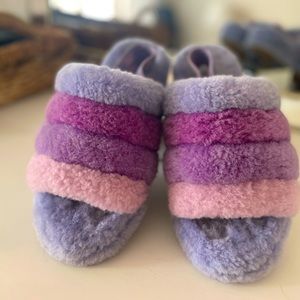 UGG Fluff Yeah Slide Purple Ombre